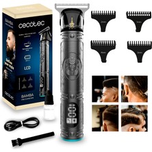 Cecotec PrecisionCare Samurai Kablosuz Saç ve Sakal Tıraş Makinesi LCD Ekran 120 Dakika