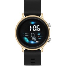 Aqua Di Polo 1987 Siyah Gold Silikon Unisex Dijital Led Kol Saati