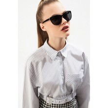 Aqua Di Polo 1987 Cat Eye Siyah Kadın Güneş Gözlüğü Apsn001401