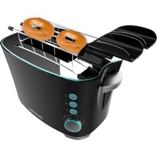 Cecotec Toast Taste Double B Ekmek Kızartma Makinesi | 2 Dilim, Geniş Yuva, 7 Kızartma Ayarı