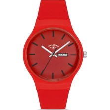 Aqua Di Polo 1987 Kırmızı Unisex Silikon Kol Saati