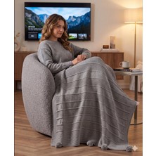 Doux Home Collection Balık Sırtı Tv Battaniyesi