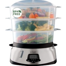 Russell Hobbs 23560-56 Maxicook 3 Katmanlı Dijital Buharlı Pişirici BPA Free Özellikli