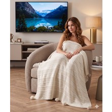 Doux Home Collection Balık Sırtı Tv Battaniyesi