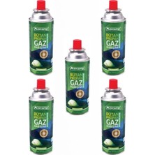 Orcamp 5'li Paket Orgaz Kamp Kartuş Tüp 227 gr %30 Propan & %70 Bütan Gazı ile Güçlü Performans - KTS227