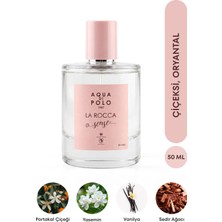 Aqua Di Polo 1987 La Rocca Sense EDP Kadın Parfüm 50 ml | Çiçeksi, Oryantal | Portakal Çiçeği, Kahve, Yasemin, Vanilya