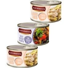 Çınar Food 400 G 3'lü Hazır Yemek Seti (2 Adet Lahana Sarma, 1 Adet Soslu Patlıcan Kızartma)