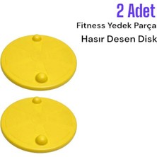 Soylu Grup Kent Ve Bahçe Mobilyaları Hasır Desen Disk (1 Takım – 2 Adet) | Dış Mekan Fitness Aleti Parçası