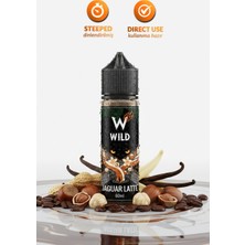 Wild Jaguar Latte - Premium Likit Aroma 60ML - Kahve, Fındık, Vanilya - Likit Tatlandırıcı