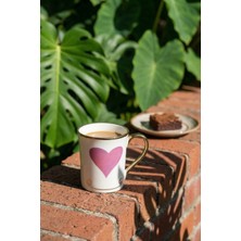 Acar Heart Porselen Kupa Mor - 250 ml
