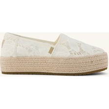 Valencia Kadın Espadril 10023045 1002304  Toms Valencıa  Floral Crochet