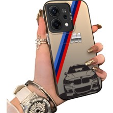 HONTINGA Oppo Reno 14F 5g ile Uyumlu Kılıfı Silikon Kenar Sert Arka Düşüme Önleyici Basitlik Anti Düşme Kamera Korumali Bmw Desen Telefon Kılıfı Kadın ve Erkek Için Uygundur K1-0725