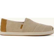 Alpargata Erkek Espadril 10023174 Toms Alp Fwd Natural Undyed Stitched Stripe