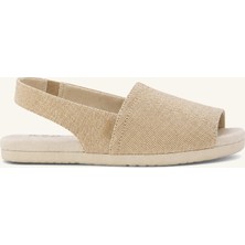 Alpargata Classic Kadın Espadril 10023065 Toms Alpargata Champagne Tonal Sparkle Woven