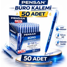 Bezos Pensan Büro Tükenmez Kalem 1.0 mm Mavi 50 Adet