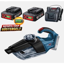 Bosch Gas 18V-1 Akülü 2 Ah Göstergeli Çift Bataryalı El Süpürgesi