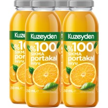 Kuzeyden %100 Sıkma Portakal Suyu (4X250ML)