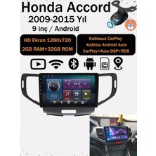 Conio Honda Accord (2009-2015YIL )2gb Ram 32GB Rom Hafıza Multimedya Android Sürüm 14 Kablosuz Carplay Navigasyon 9 Inç Ekran