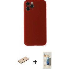 Pileli Store Pilelistore™ iPhone 11 Pro Kılıf Yadigar Yansıma Serisi - Siyah 6d Mat Seramik Hayalet Nano Ekran Koruyucu + Renkli Kamera Lens Koruma Cam - Sı