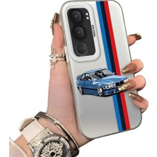 HONTINGA Vivo Y31 5g ile Uyumlu Kılıfı Silikon Kenar Sert Arka Düşüme Önleyici Basitlik Anti Düşme Kamera Korumali Bmw Desen Telefon Kılıfı Kadın ve Erkek Için Uygundur K1-0590