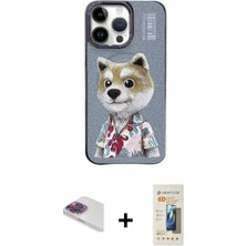 Pileli Store Pilelistore™ iPhone 13 Pro Max Kılıf Siluet Modern Özel Seri - Siyah 6d Mat Seramik Hayalet Nano Ekran Koruyucu + Pers Alüminyum Kamera Lens - Gı