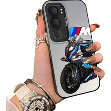 HONTINGA Vivo Y31 5g ile Uyumlu Kılıfı Silikon Kenar Sert Arka Düşüme Önleyici Basitlik Anti Düşme Kamera Korumali Bmw Desen Telefon Kılıfı Kadın ve Erkek Için Uygundur K1-0590