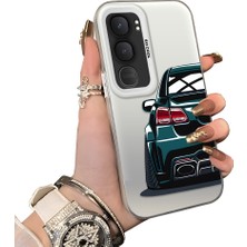 HONTINGA Vivo Y31 5g ile Uyumlu Kılıfı Silikon Kenar Sert Arka Düşüme Önleyici Basitlik Anti Düşme Kamera Korumali Spor Araba Desen Telefon Kılıfı Kadın ve Erkek Için Uygundur K1-0608