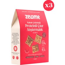 Zelome Acı Biberli Proteinli Çıtır Atıştırmalık 80 G x 3 (3’lü Paket)