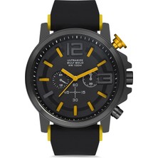 Aqua Di Polo 1987 Siyah Erkek Silikon Kol Saati