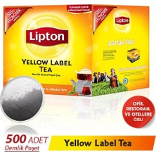 Lipton Yellow Label Demlik Poşet Çay 500 Adet 3.2gr Geleneksel Lezzet ve Kolay Demleme