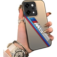 HONTINGA Oppo Reno 14 Pro 5g ile Uyumlu Kılıfı Silikon Kenar Sert Arka Düşüme Önleyici Basitlik Anti Düşme Kamera Korumali Bmw Desen Telefon Kılıfı Kadın ve Erkek Için Uygundur K1-0606
