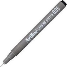 Artline Drawing System 0,05 mm Siyah Teknik Çizim Kalemi Rapido 1 Detaylandırma İçin Uygun