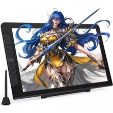Veikk VK2200PRO 21.5" IPS Fullhd Grafik Tablet, 8 Kısayol ve 2 Scroll Tuşlu, Tam Lamine Ekran