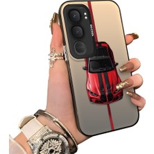 HONTINGA Vivo Y31 5g ile Uyumlu Kılıfı Silikon Kenar Sert Arka Düşüme Önleyici Basitlik Anti Düşme Kamera Korumali Bmw Desen Telefon Kılıfı Kadın ve Erkek Için Uygundur K1-0717