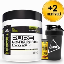 Mustang Nutrition Core+ Pure L-Arginine Powder 250 Gr L-Arjinin 50 Servis + Shaker + Protein Kahve Hediyeli