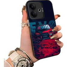 HONTINGA Vivo V60 Lite 5g ile Uyumlu Kılıfı Silikon Kenar Sert Arka Düşüme Önleyici Basitlik Anti Düşme Kamera Korumali Klasik Araba Desen Telefon Kılıfı Kadın ve Erkek Için Uygundur K1-0614