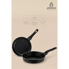 Amboss Manifest 2 Parça Döküm Titanyum Kaplama Tava Seti 18-22 cm