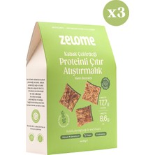 Zelome Kekik Ekstraktlı Proteinli Çıtır Atıştırmalık 80 G x 3 (3’lü Paket)