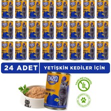 Enzo Dana Etli Konserve Yaş Kedi Maması 400 gr x 24