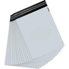 Tuhafiyecimiz Cepsiz Kargo Poşeti | 17 x 26+4 cm | 100 Adet | Beyaz | Küçük Boy