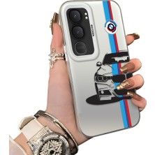 HONTINGA Vivo Y31 5g ile Uyumlu Kılıfı Silikon Kenar Sert Arka Düşüme Önleyici Basitlik Anti Düşme Kamera Korumali Bmw Desen Telefon Kılıfı Kadın ve Erkek Için Uygundur K1-0588