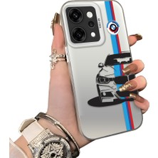 HONTINGA Oppo Reno 14 Pro 5g ile Uyumlu Kılıfı Silikon Kenar Sert Arka Düşüme Önleyici Basitlik Anti Düşme Kamera Korumali Bmw Desen Telefon Kılıfı Kadın ve Erkek Için Uygundur K1-0588