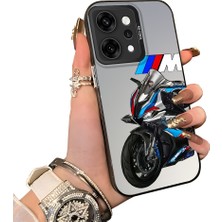 HONTINGA Oppo Reno 14 Pro 5g ile Uyumlu Kılıfı Silikon Kenar Sert Arka Düşüme Önleyici Basitlik Anti Düşme Kamera Korumali Bmw Desen Telefon Kılıfı Kadın ve Erkek Için Uygundur K1-0590