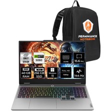 Lenovo Loq Intel Core I7 13700HX 40GB Ram 256GB SSD RTX5060/8GB 100W 15.6" Fhd 144Hz Windows 11 Pro Gaming Laptop 83JE00LFTRP401