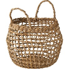 Ikea Hökrubba El Yapımı Doğal Rattan Muz Lifi Sepet 32X15 cm