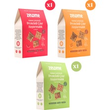 Zelome Proteinli Çıtır Atıştırmalık Deneme Paketi 80 G x 3 (3'lü Paket)