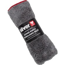Koruyan Ticaret Mikrofiber Süper Emici Araç Kurulama Bezi Gri 50x70