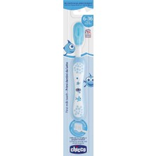 Chicco İlk Süt Dişi Fırçası Mavi 6-36 Ay