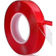 AyrStore Çift Taraflı Nano Bant 2 Metre Şeffaf Kuvvetli Yapıştırıcı Bant