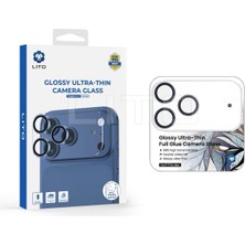 Lito Glossy Ultra Ince iPhone 17 Pro Kamera Koruyucu Navy